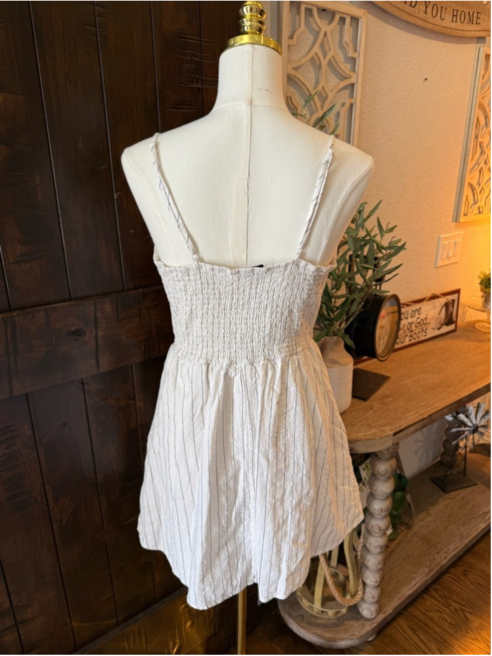 Purple Snow XL Juniors Floral Summer Dress | Boho Fit & Flare | Casual Sundress - Picture 3 of 4